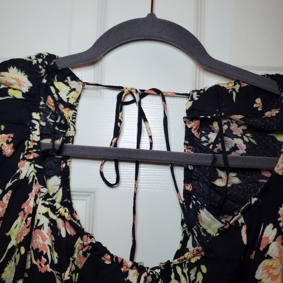 Free people Hillary Printed Top $98 retail NWT XS - Picture 4 of 9